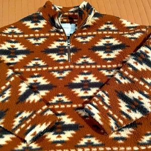 American eagle patterned Sherpa